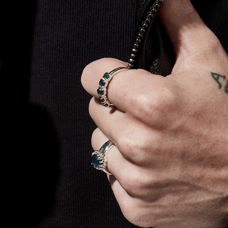 Stolen Girlfriends Club Halo Cluster Ring image number 3